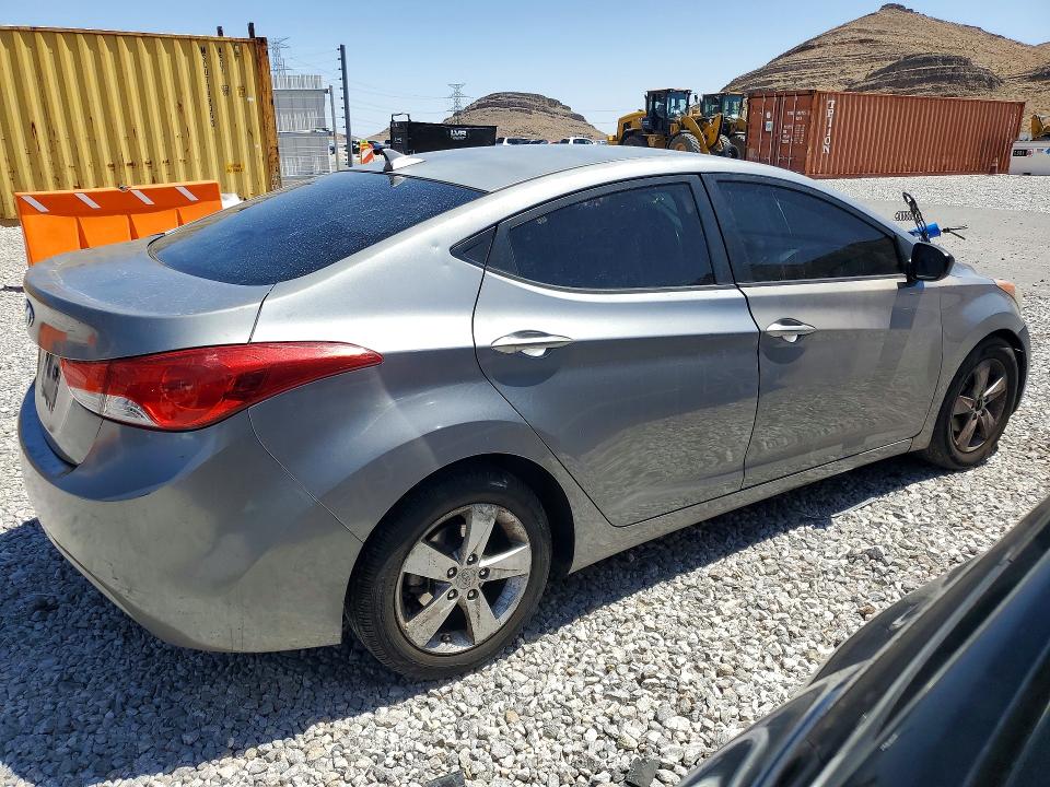 2012 Hyundai Elantra VIN KMHDH4AE7CU282285 COPART salvage auction — MECHANICAL, Nv - Certificate Of Title, sold $125 on 2026-07-08 (photo 3)