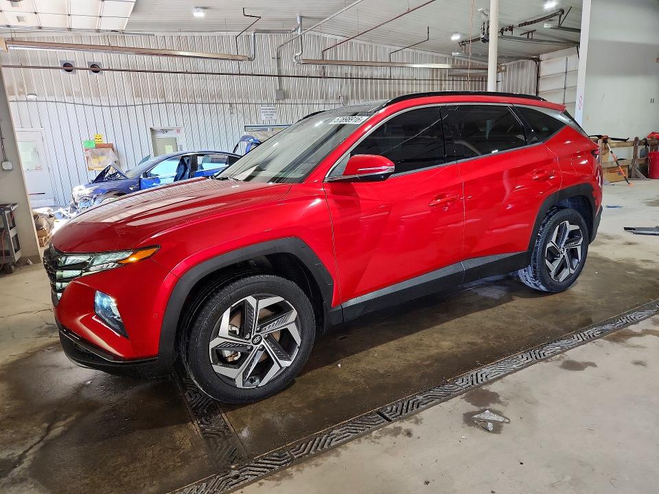 2022 Hyundai Tucson VIN 5NMJECAE8NH084254 COPART salvage auction — REAR END, Pa - Certificate Of Salvage, sold $10,800 on 2026-07-06 (photo 1)