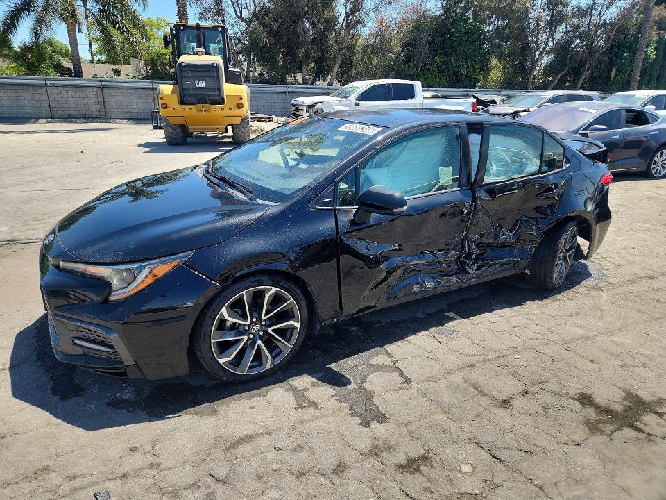 2020 Toyota Corolla VIN JTDS4RCE2LJ042144 COPART salvage auction — SIDE, Ca - Certificate Of Title, sold $2,550 on 2026-07-28 (photo 1)