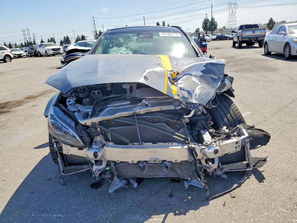 2017 Mercedes-benz C class VIN WDDWJ8HB9HF428675 COPART salvage auction — ALL OVER, CA - SALVAGE CERTIFICATE, sold $8,200 on 2026-07-14 (photo 5)
