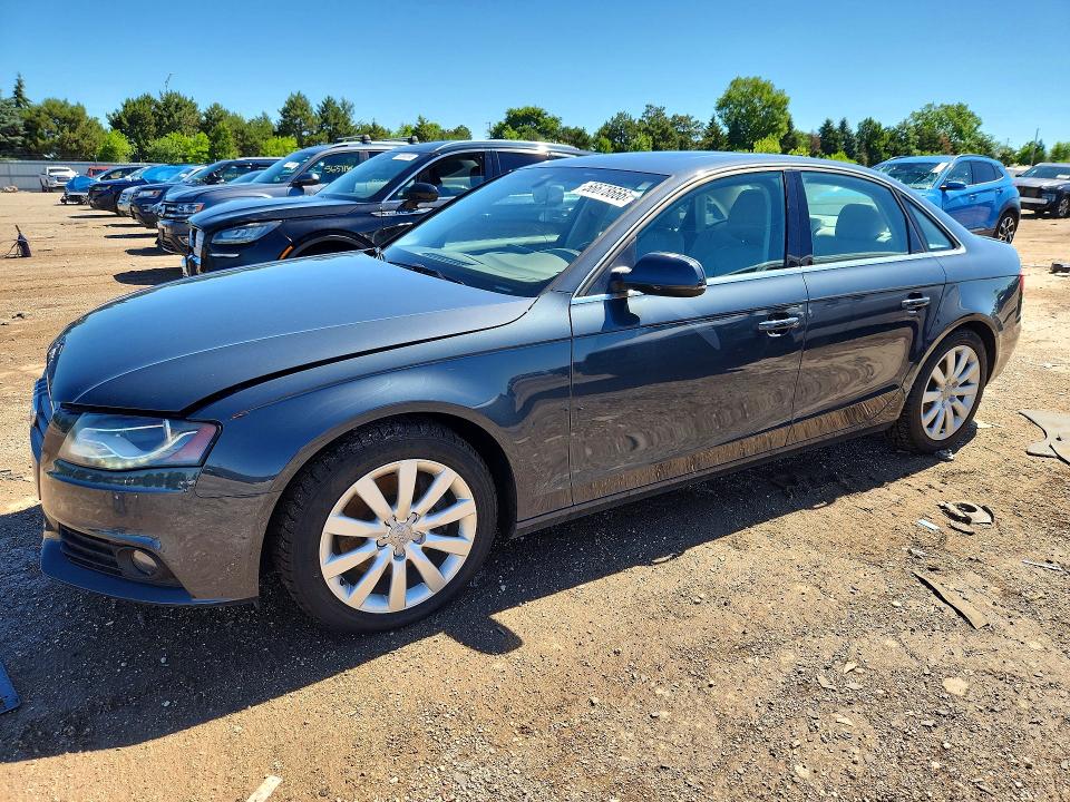 2011 Audi A4 VIN WAUFFAFL5BN005584 COPART salvage auction — FRONT END, Il - Salvage Certificate, sold $800 on 2026-07-14 (photo 1)