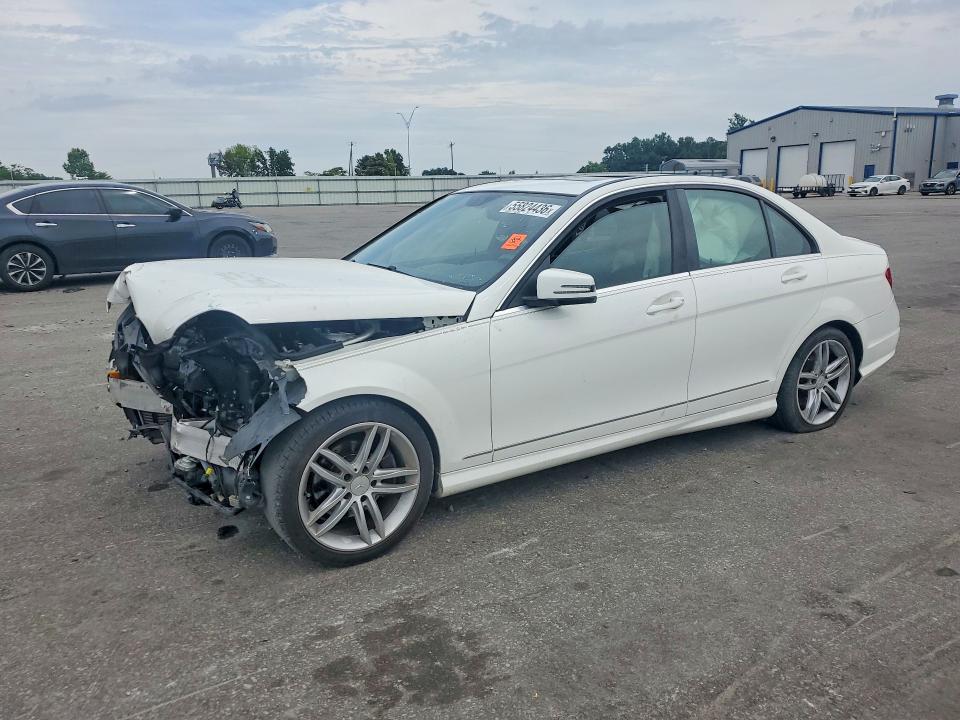 2014 Mercedes-benz C-klasse VIN WDDGF4HB3EA940844 COPART salvage auction — UNDERCARRIAGE, Nc - Salvage Certificate Of Title, sold $250 on 2026-07-28 (photo 1)