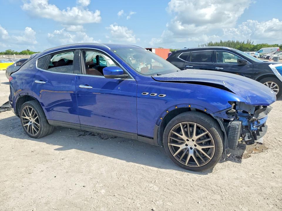 2017 Maserati Levante VIN ZN661YUA4HX237360 COPART salvage auction — FRONT END, FL - CERT OF TITLE SLVG REBUILDABLE, sold $2,100 on 2026-07-15 (photo 4)