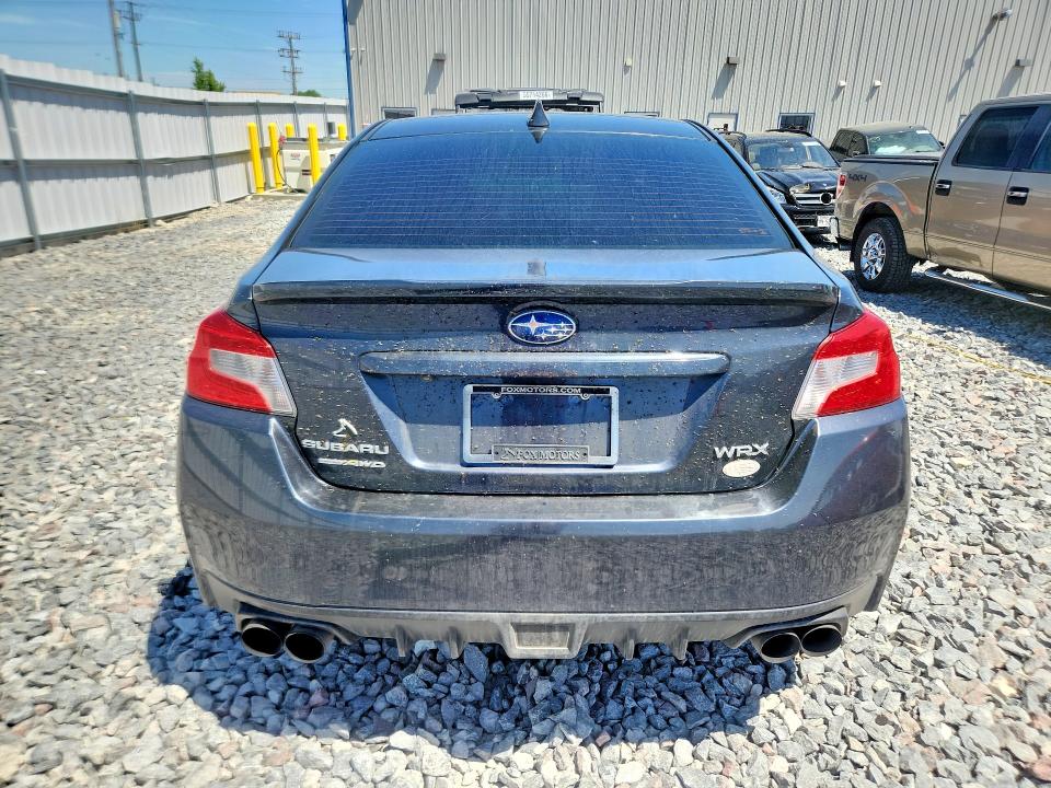 2016 Subaru Wrx VIN JF1VA1B61G9806595 COPART salvage auction — FRONT END, Mi - Cert Of Title-Salvage Vehicle, sold $2,850 on 2026-07-27 (photo 6)