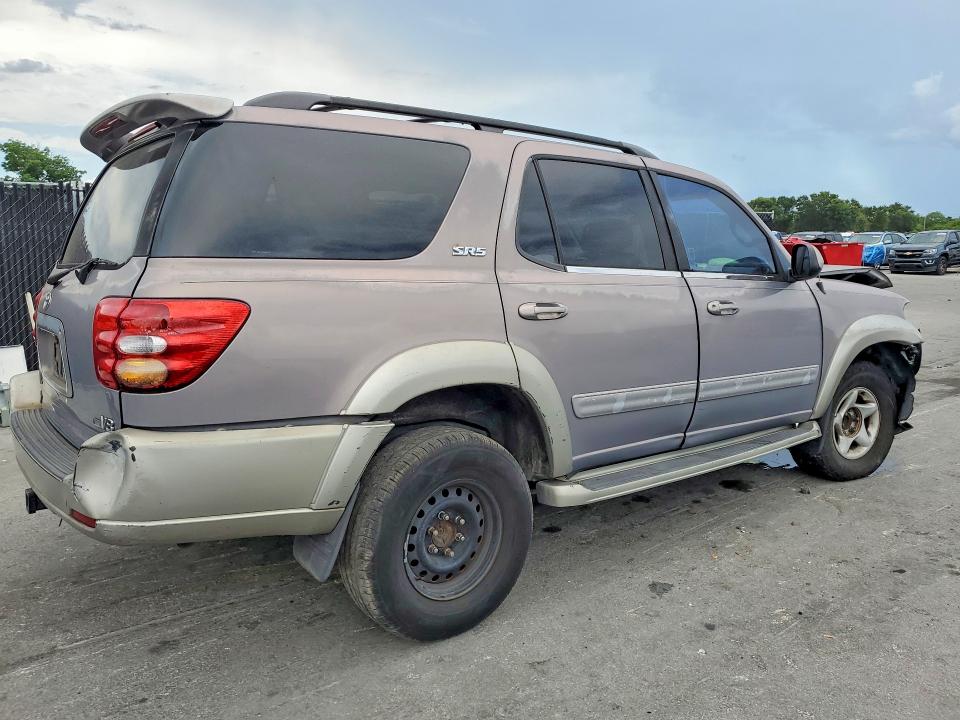2001 Toyota Sequoia VIN 5TDZT34A21S032479 COPART salvage auction — FRONT END, Fl - Cert Of Title Slvg Rebuildable, sold $525 on 2026-07-14 (photo 3)