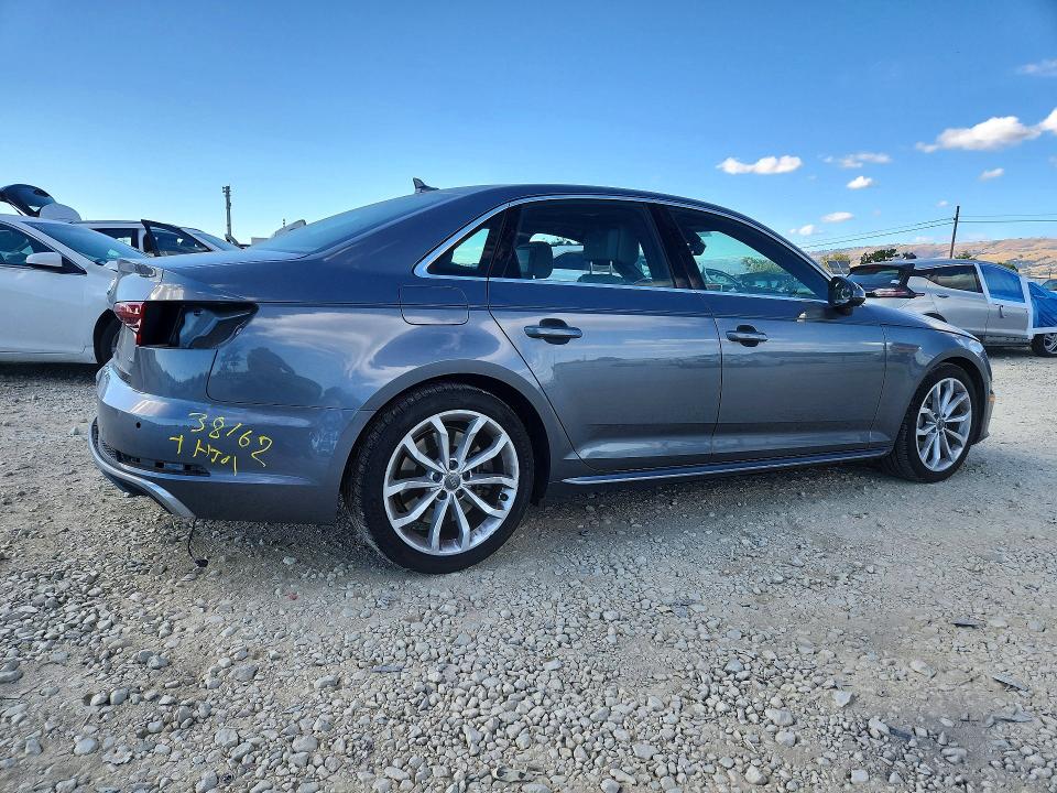2019 Audi A4 VIN WAUFNAF41KN001849 COPART salvage auction — REAR END, Ca - Salvage Certificate, sold $7,400 on 2026-07-14 (photo 3)