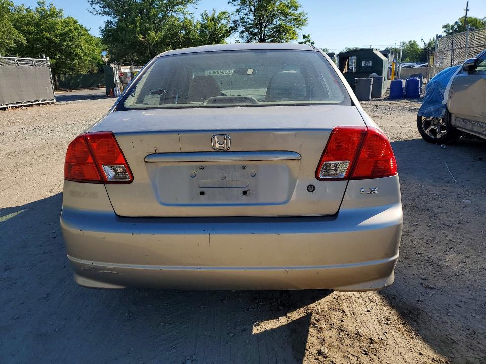 2004 Honda Civic VIN JHMES16504S002395 COPART salvage auction — SIDE, MD - CERT OF SALVAGE < 75% DAMAGE, sold $300 on 2026-07-14 (photo 6)