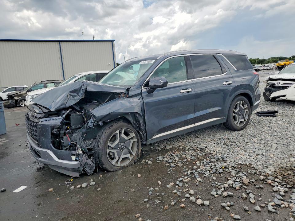 2024 Hyundai Palisade VIN KM8R54GE1RU693261 COPART salvage auction — FRONT END, FL - CERT OF TITLE SLVG REBUILDABLE, sold $9,100 on 2026-07-20 (photo 1)