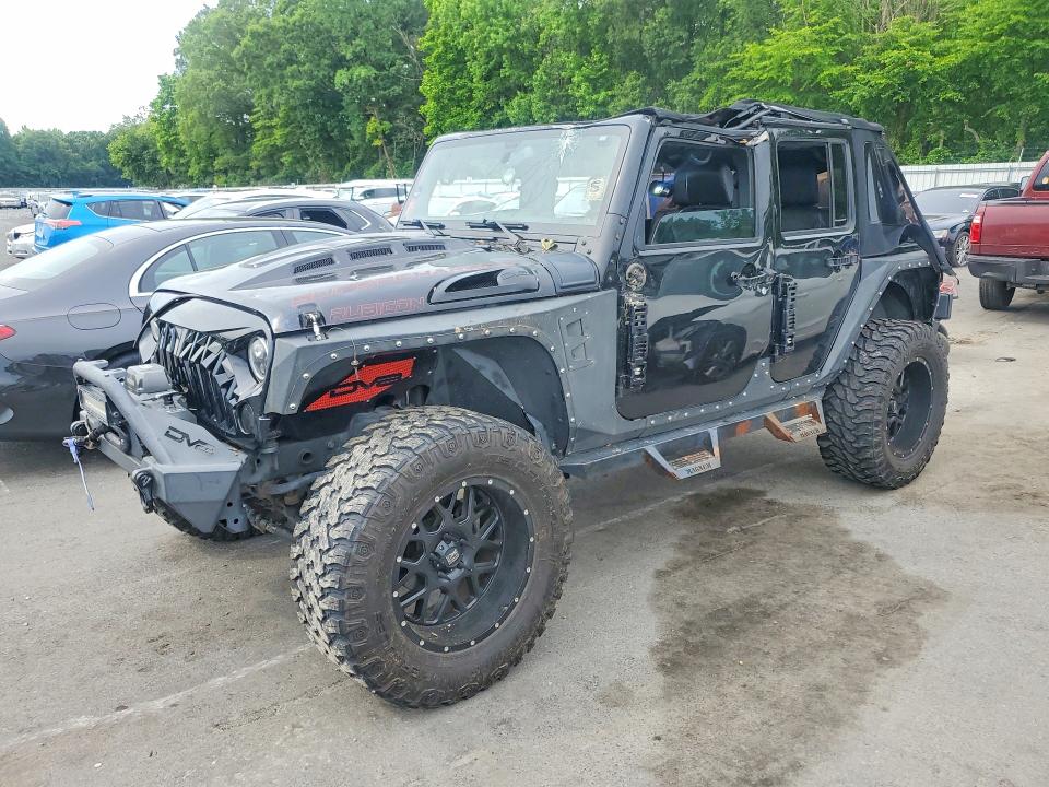 2017 Jeep Wrangler / VIN 1C4BJWFG6HL702007 — COPART salvage auction photo