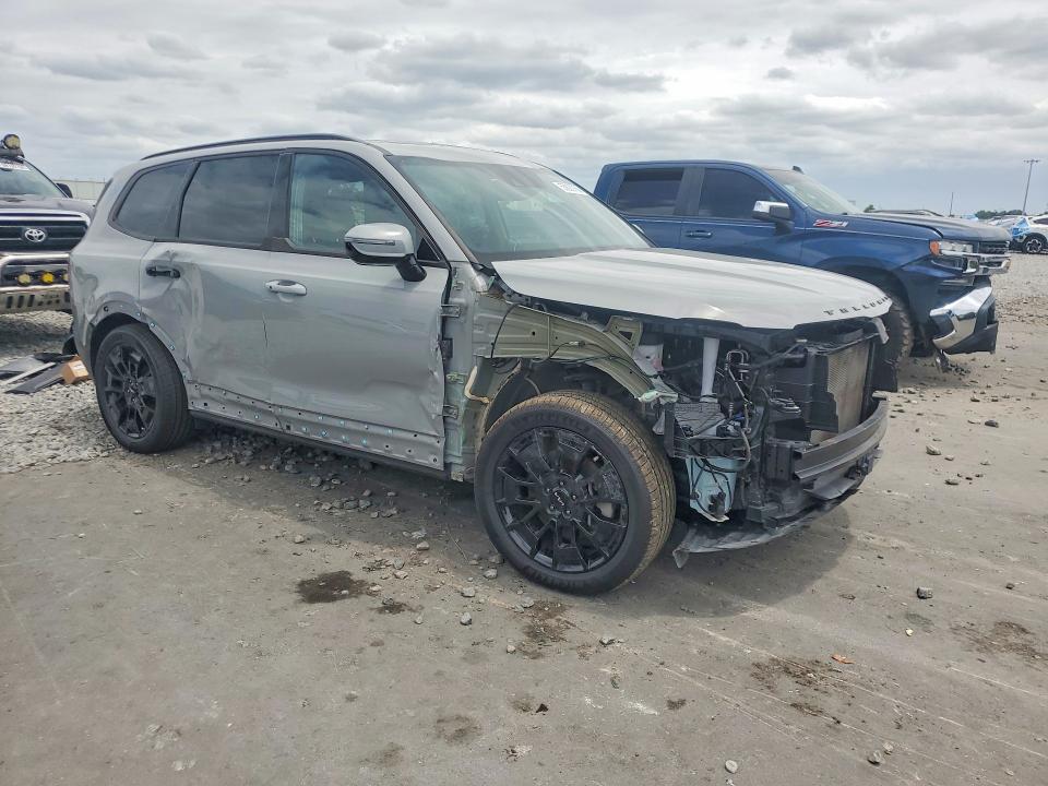 2022 Kia Telluride VIN 5XYP5DHC2NG301912 COPART salvage auction — FRONT END, Fl - Cert Of Title Slvg Rebuildable, sold $10,000 on 2026-07-13 (photo 4)
