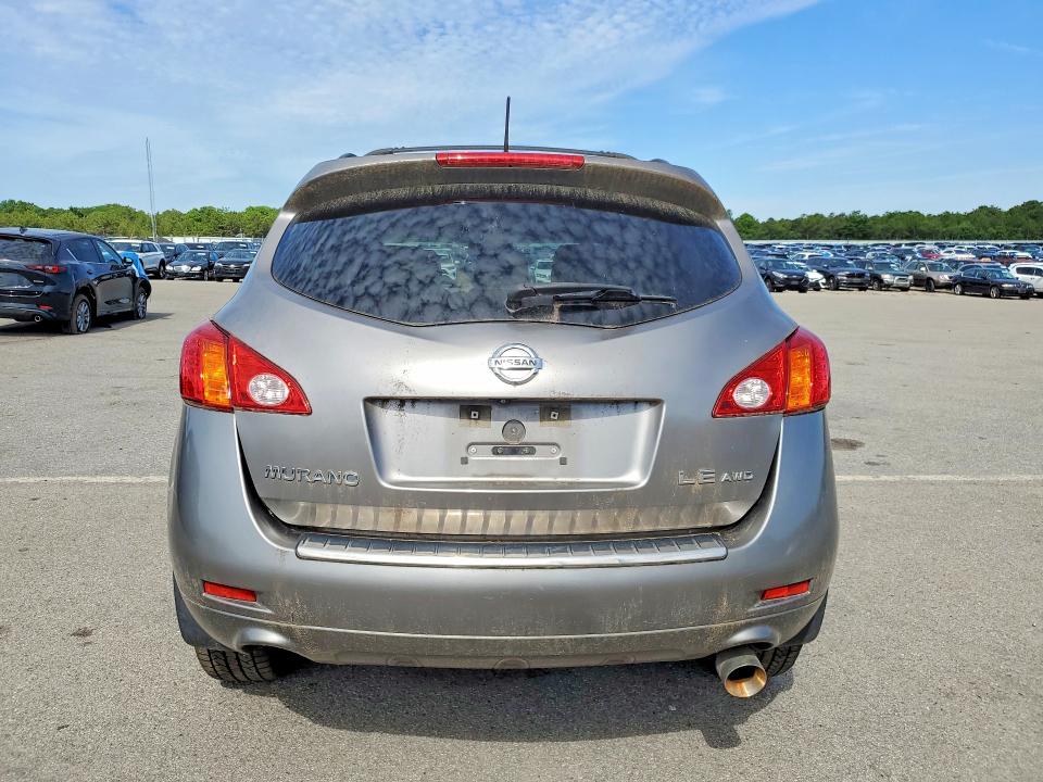 2009 Nissan Murano VIN JN8AZ18W79W102774 COPART salvage auction — FRONT END, Ny - Mv-907A Salvage Certificate, sold $425 on 2026-07-08 (photo 6)