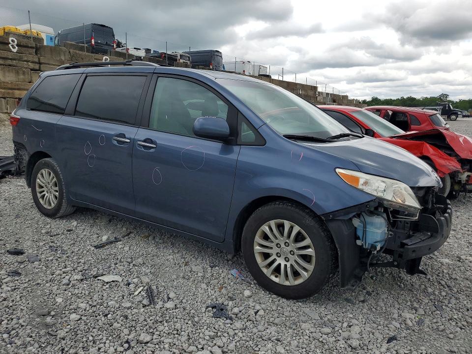 2015 Toyota VIN 5TDYK3DCXFS671748 COPART salvage auction — FRONT END, Oh - Cert Of Title-Salvage, sold $2,200 on 2026-07-03 (photo 4)