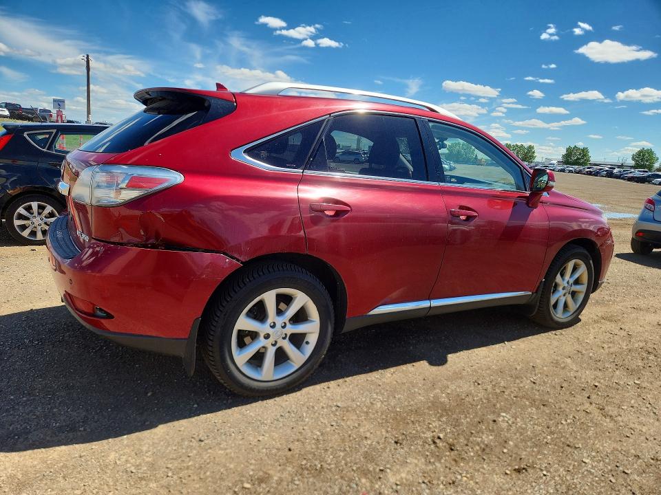 2011 Lexus Rx 350 VIN JTJBK1BA0B2010689 COPART salvage auction — UNDERCARRIAGE, AB - BOS - SALVAGE, sold $6,400 on 2026-07-14 (photo 3)