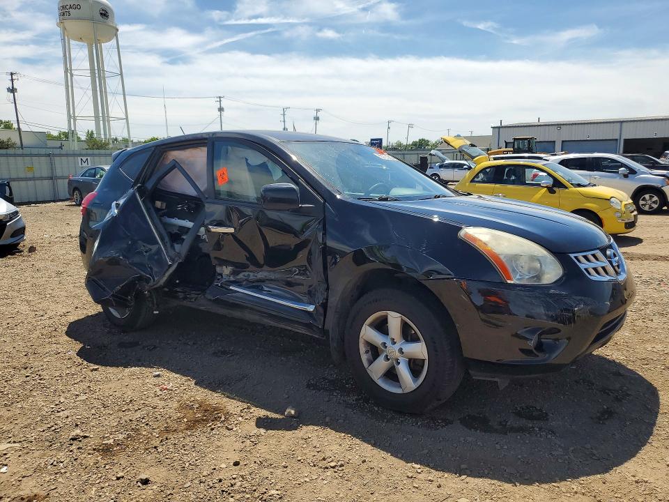 2013 Nissan Rogue VIN JN8AS5MV9DW651622 COPART salvage auction — SIDE, Il - Salvage Certificate, sold $475 on 2026-07-22 (photo 4)