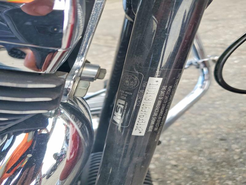 2009 Harley-davidson Flhx VIN 1HD1KB4169Y693182 COPART salvage auction — SIDE, Co - Public - Salvage Title, sold $1,700 on 2026-07-09 (photo 8)