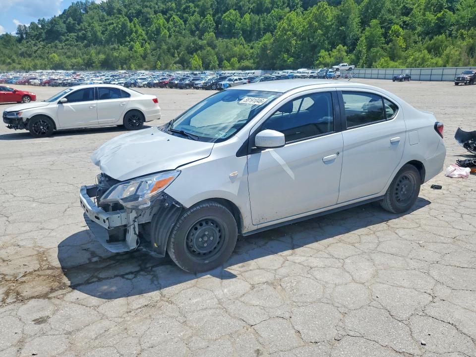 2024 Mitsubishi Mirage VIN ML32FUFJ7RHF03673 COPART salvage auction — FRONT END, Wv - Salvage Certificate, sold $1,300 on 2026-07-30 (photo 1)