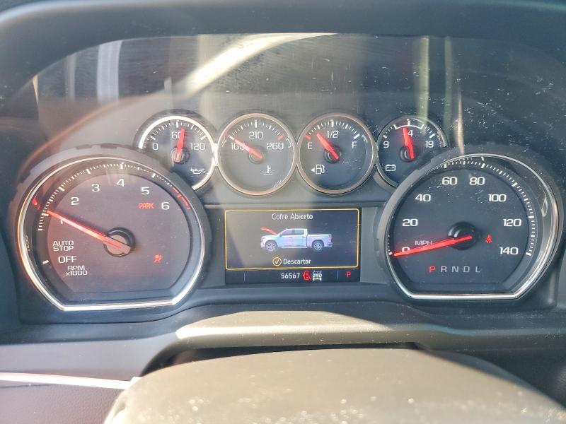 2020 Chevrolet Silverado VIN 1GCUYEED4LZ379426 COPART salvage auction — REAR END, Ca - Salvage Certificate, sold $12,800 on 2026-07-09 (photo 9)