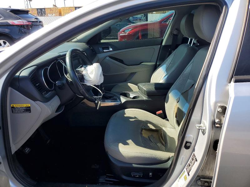 2014 Kia Optima VIN 5XXGN4A76EG301624 COPART salvage auction — FRONT END, Ca - Salvage Certificate, sold $625 on 2026-07-17 (photo 7)