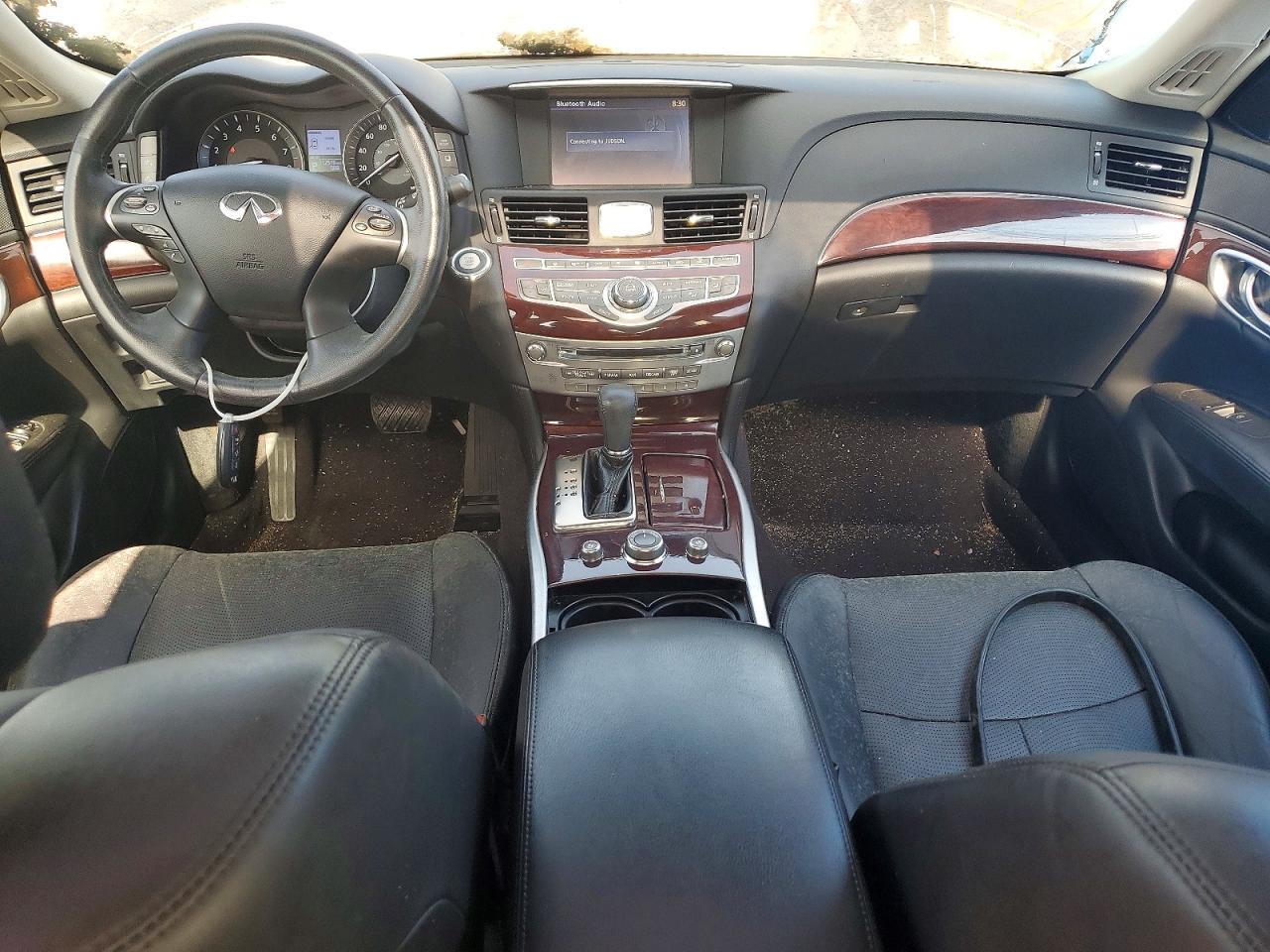 2017 Infiniti Q70 VIN JN1BY1AP6HM741327 COPART salvage auction — Side, OK - CERTIFICATE OF TITLE, sold $900 on 2026-07-09 (photo 8)