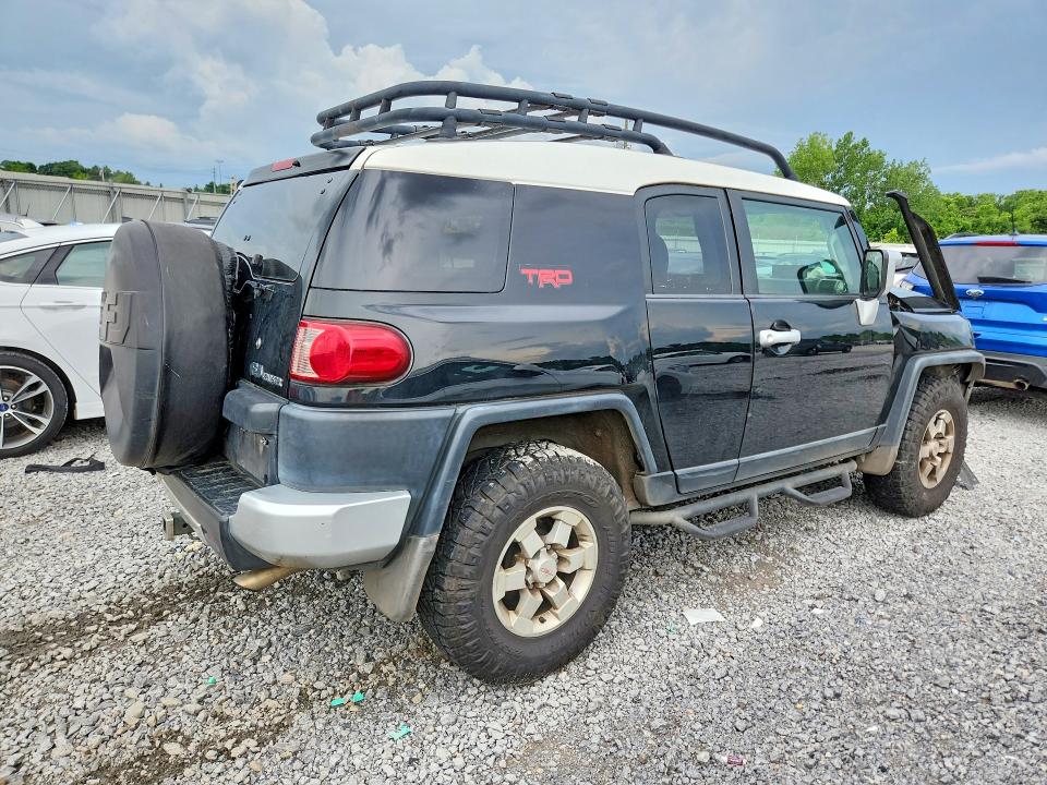 2011 Toyota Fj cruiser VIN JTEZU4BF1BK010866 COPART salvage auction — FRONT END, AL - CERT OF TITLE-SALVAGE TITLE (P), sold $250 on 2026-07-28 (photo 3)