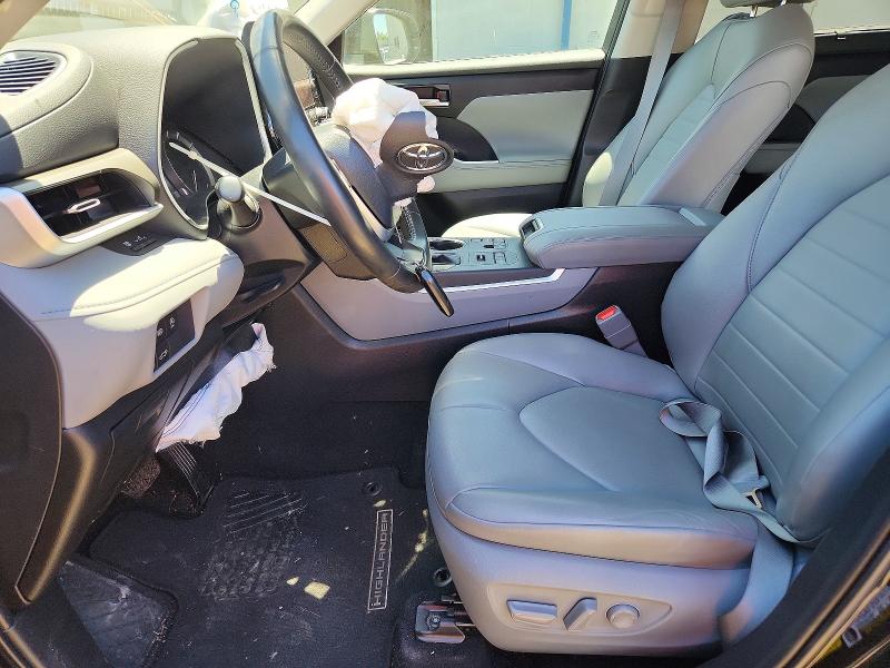 2024 Toyota Highlander VIN 5TDKDRBHXRS536193 COPART salvage auction — FRONT END, Nj - Cert Of Title-Salvage, sold $9,800 on 2026-07-22 (photo 7)