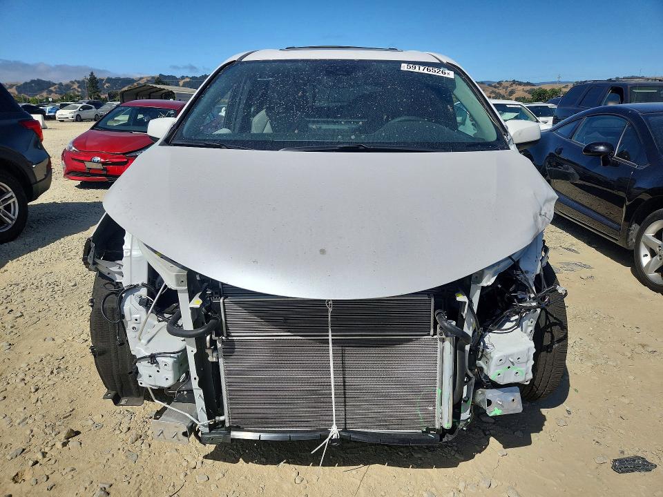 2026 Toyota Sienna VIN 5TDYRKEC5TS306488 COPART salvage auction — FRONT END, CA - SALVAGE CERTIFICATE, sold $6,100 on 2026-07-28 (photo 5)
