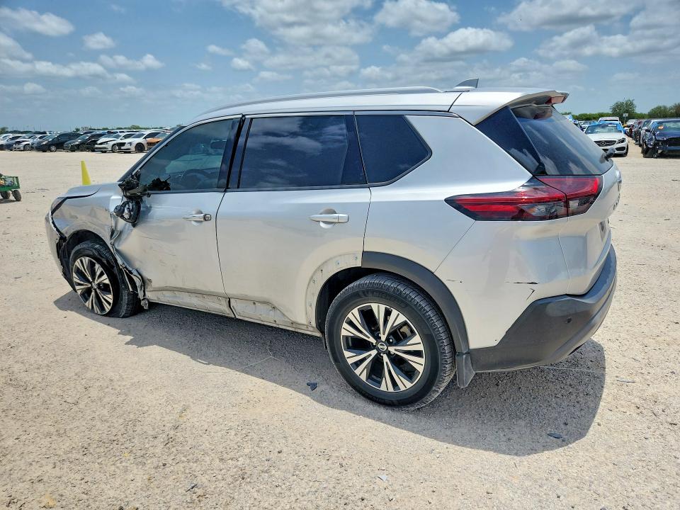 2021 Nissan Rogue VIN 5N1AT3BA4MC810072 COPART salvage auction — FRONT END, Tx - Salvage Vehicle Title, sold $4,300 on 2026-07-09 (photo 2)
