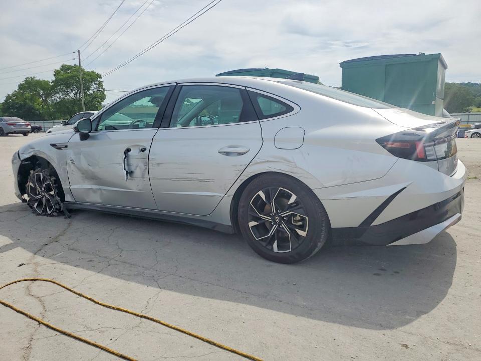 2025 Hyundai Sonata VIN KMHL64JA4SA493135 COPART salvage auction — SIDE, Tn - Salvage Certificate, sold $8,100 on 2026-07-29 (photo 2)
