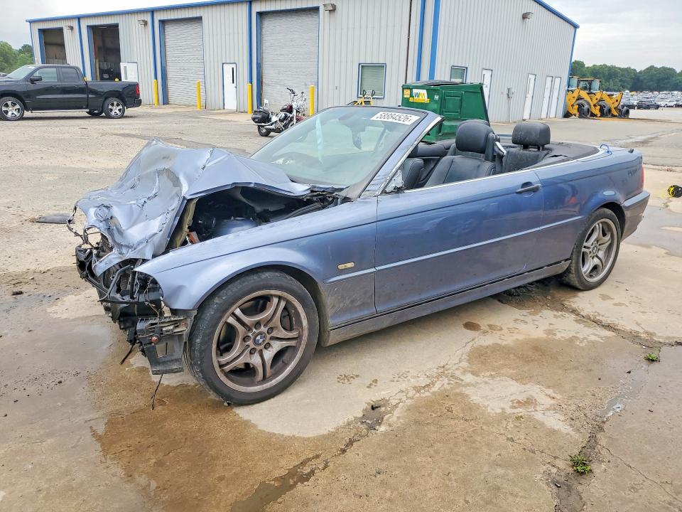 2001 BMW 3er VIN WBABS53431JU82924 COPART salvage auction — FRONT END, AR - CERT OF TITLE-SALVAGE, sold $100 on 2026-08-19 (photo 1)