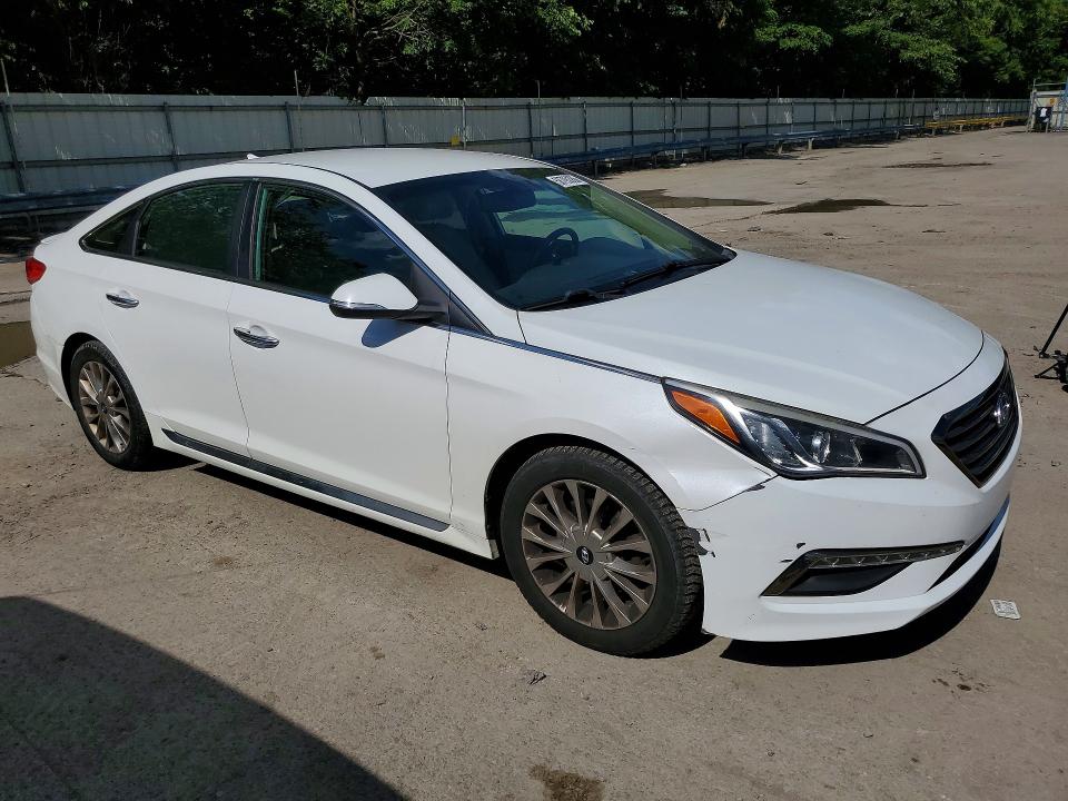 2015 Hyundai Sonata VIN 5NPE34AF8FH020015 COPART salvage auction — MECHANICAL, Pa - Cert Of Title, sold $1,398 on 2026-07-02 (photo 4)
