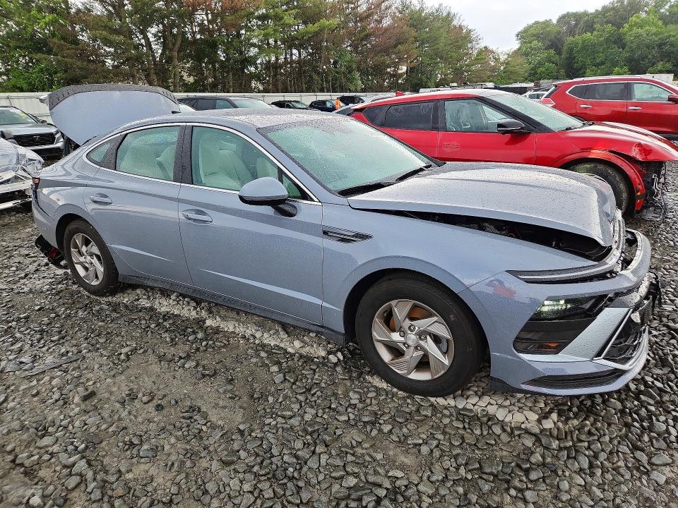 2025 Hyundai Sonata VIN KMHL24JA9SA484863 COPART salvage auction — FRONT END, Nj - Cert Of Title-Salvage, sold $6,500 on 2026-07-20 (photo 4)