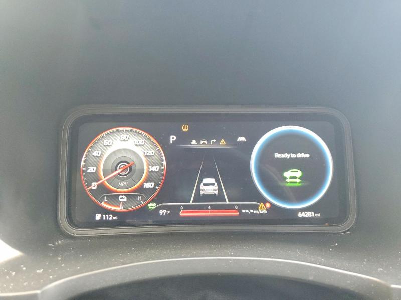 2023 Hyundai Kona VIN KM8K33AGXPU183242 COPART salvage auction — FRONT END, Oh - Cert Of Title-Salvage, sold $8,800 on 2026-08-19 (photo 9)