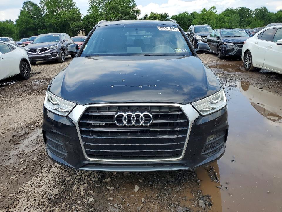 2016 Audi Q3 VIN WA1EFCFS0GR020134 COPART salvage auction — FRONT END, Pa - Cert Of Title, sold $3,700 on 2026-07-08 (photo 5)