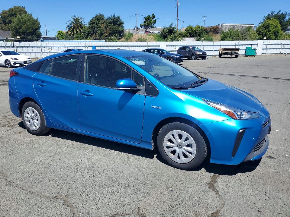 2022 Toyota Prius VIN JTDKAMFU9N3178597 COPART salvage auction — SIDE, Ca - Salvage Certificate, sold $3,850 on 2026-07-24 (photo 4)