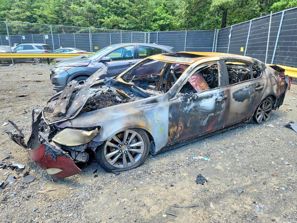 2008 Lexus Ls VIN JTHBL46F585063238 COPART salvage auction — BURN, Md - Cert Of Salvage > 75% Damage, sold $425 on 2026-07-10 (photo 1)