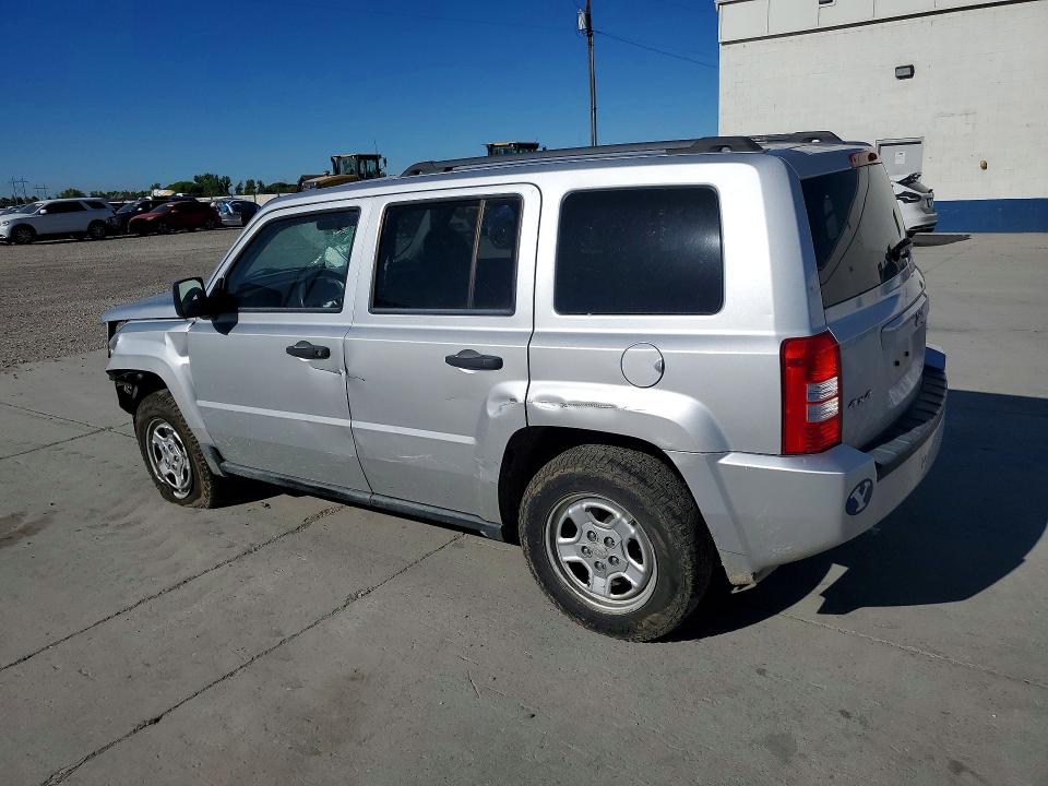 2008 Jeep Liberty (patriot) VIN 1J8FF28W98D636779 COPART salvage auction — FRONT END, UT - SALVAGE CERTIFICATE, sold $350 on 2026-08-03 (photo 2)