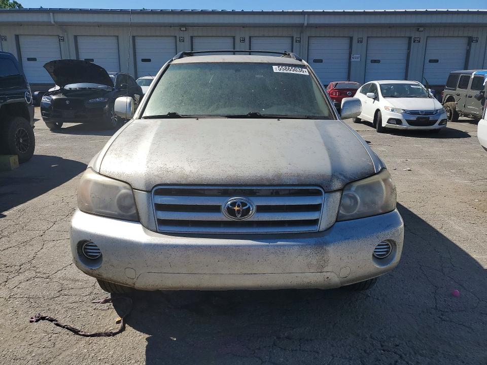2005 Toyota Highlander VIN JTEEP21A950072435 COPART salvage auction — MINOR DENT/SCRATCHES, Salvage Title, sold $625 on 2026-07-30 (photo 5)