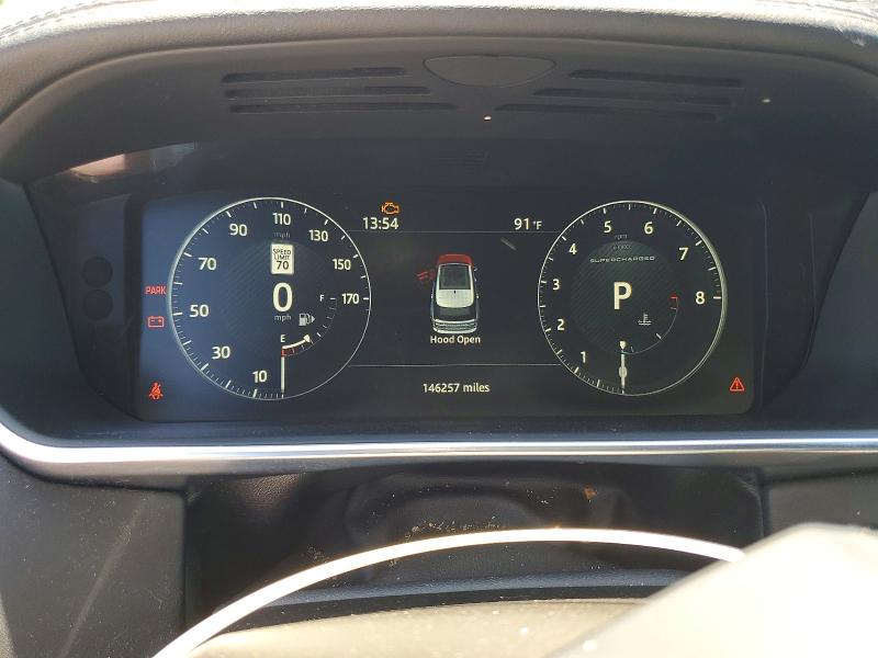 2017 Land rover RANGE ROVER VIN SALGS2FE3HA329605 COPART salvage auction — NORMAL WEAR, Al - Certificate Of Title (P), sold $7,800 on 2026-07-28 (photo 9)