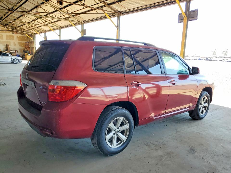 2009 Toyota Highlander VIN JTEES41A292117980 COPART salvage auction — MINOR DENT/SCRATCHES, Az - Certificate Of Title, sold $1,050 on 2026-07-06 (photo 3)