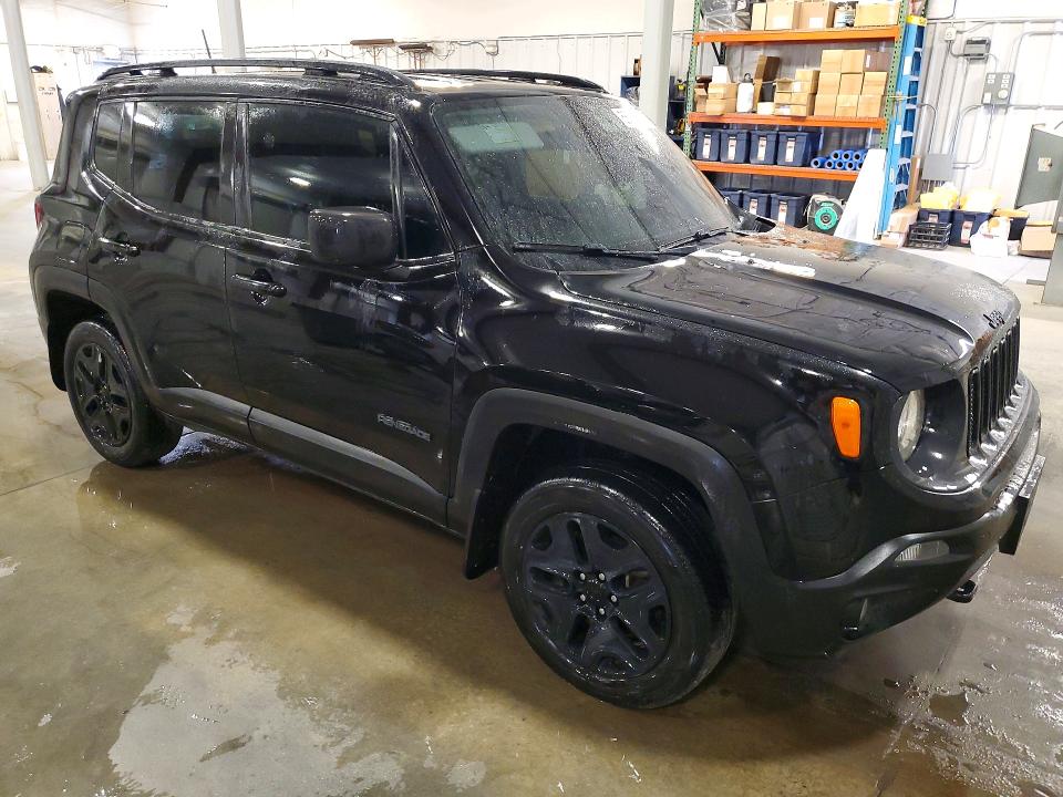 2018 Jeep Renegade VIN ZACCJBAB5JPH38135 COPART salvage auction — HAIL, Id - Salvage Certificate Of Title, sold $1,450 on 2026-07-20 (photo 4)