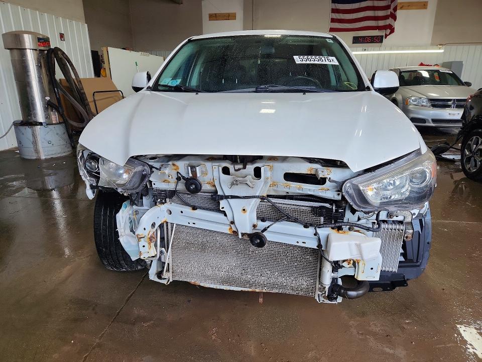 2015 Mitsubishi Outlander VIN 4A4AR3AW9FE036837 COPART salvage auction — FRONT END, Il - Salvage Certificate, sold $1,250 on 2026-07-23 (photo 5)