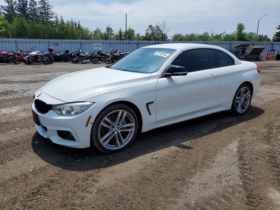 2015 BMW 4 series VIN WBA3T7C59FPW79221 COPART salvage auction — MINOR DENT/SCRATCHES, ON - PERMIT REBUILT - FIT (P), sold $6,600 on 2026-08-18 (photo 1)