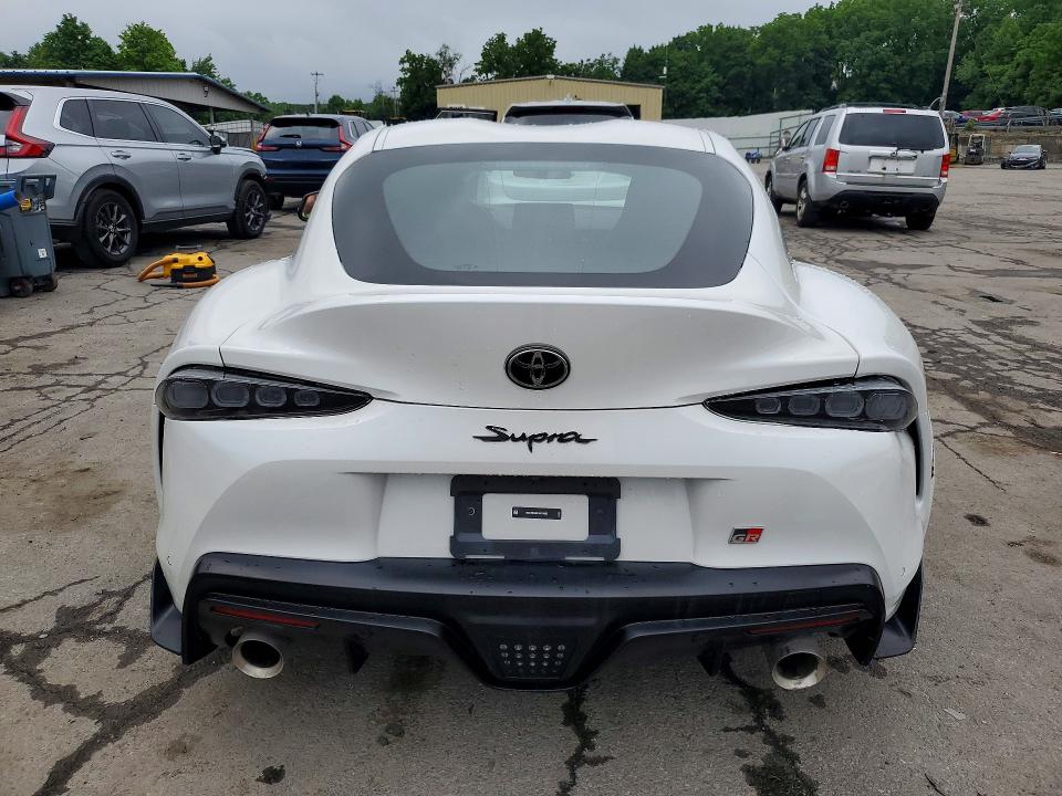 2026 Toyota Supra VIN WZ1DB0G05TW074003 COPART salvage auction — FRONT END, Md - Cert Of Salvage > 75% Damage, sold $28,250 on 2026-07-23 (photo 6)