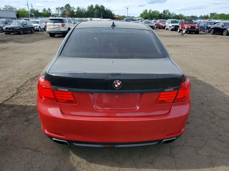 2012 BMW 7 series VIN WBAKC8C54CC434718 COPART salvage auction — MINOR DENT/SCRATCHES, Ct - Certificate Of Title, sold $1,000 on 2026-07-02 (photo 6)