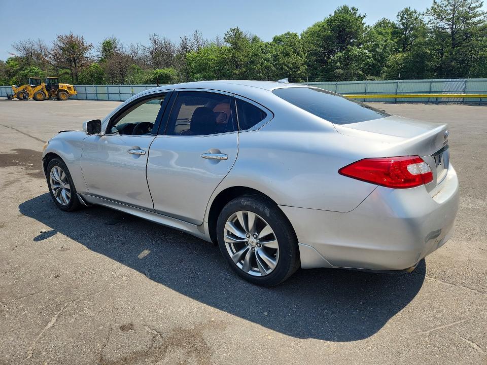 2012 Infiniti M37 VIN JN1BY1AR1CM393303 COPART salvage auction — FRONT END, VA - CERTIFICATE OF TITLE, sold $325 on 2026-08-27 (photo 2)