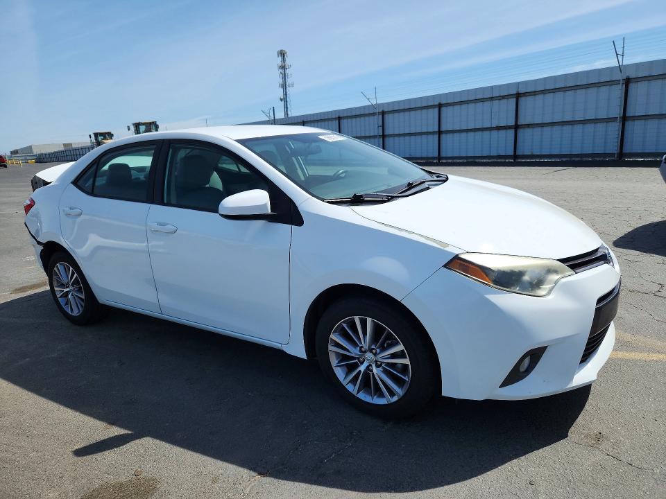 2015 Toyota Corolla VIN 5YFBURHE5FP214269 COPART salvage auction — REAR END, Ca - Salvage Certificate, sold $1,200 on 2026-07-30 (photo 4)