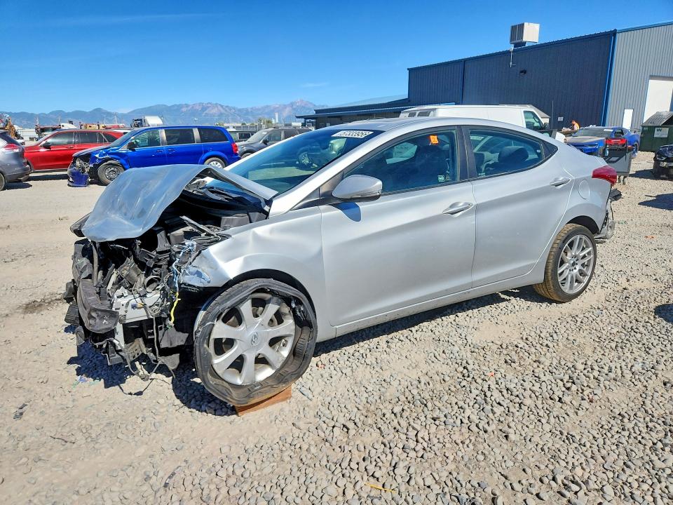 2012 Hyundai Elantra VIN KMHDH4AE0CU377061 COPART salvage auction — FRONT END, UT - SALVAGE CERTIFICATE, sold $375 on 2026-07-24 (photo 1)