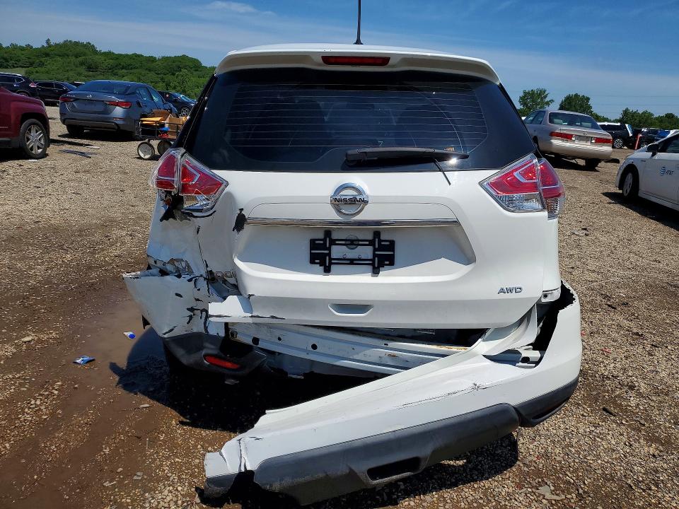 2016 Nissan VIN KNMAT2MV1GP737898 COPART salvage auction — FRONT END, Il - Salvage Certificate, sold $750 on 2026-07-31 (photo 6)