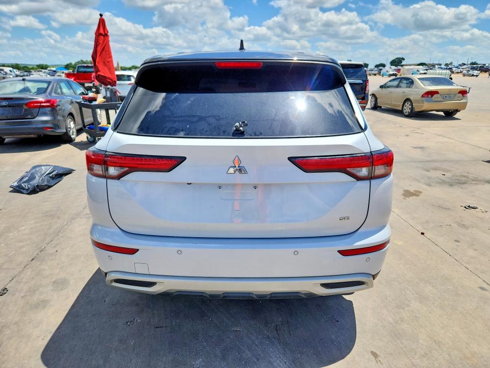 2022 Mitsubishi Outlander VIN JA4J3UA83NZ009702 COPART salvage auction — HAIL, Tx - Certificate Of Title (P), sold $10,300 on 2026-07-23 (photo 6)