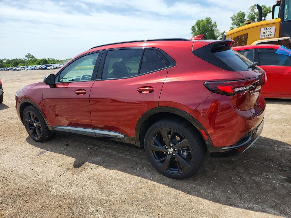 2023 Buick Envision VIN LRBFZMR47PD213848 COPART salvage auction — WATER/FLOOD, KS - CERT OF TITLE-SALVAGE (P), sold $3,500 on 2026-07-27 (photo 2)